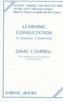 Cover of: Learning consultation by Campbell, David