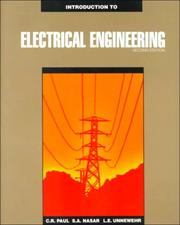 Cover of: Introduction to electrical engineering
