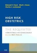 Cover of: High risk obstetrics