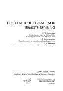 Cover of: High latitude climate and remote sensing