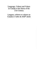 Language, culture and values in Canada at the dawn of the 21st century by André Lapierre, Patricia Smart, Pierre Savard