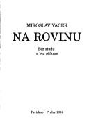 Cover of: Na rovinu: bez studu a bez příkras