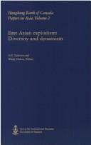 Cover of: East Asian capitalism: diversity and dynamism
