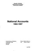 National accounts, 1996-2006 by Namibia. Central Bureau of Statistics