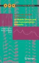 Cover of: Automatic speech recognition on mobile devices and over communication networks