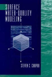 Surface water-quality modeling by Steven C. Chapra