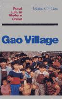 Cover of: Gao Village: a portrait of rural life in modern China