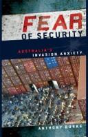 Cover of: Fear of security: Australia's invasion anxiety