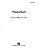 Cover of: Proceedings of the Fourth World Conference on Women, Beijing, China, 1995