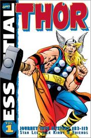 Cover of: Essential Thor Vol. 1 by Stan Lee, Jack Kirby