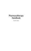 Cover of: Pharmacotherapy handbook | Barbara G. Wells