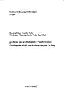 Moderne und postkoloniale Transformation. Ethnologische Schrift zum 60. Geburtstag von Ute Luig by Hansjörg Dilger