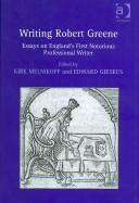 Cover of: Writing Robert Greene | 