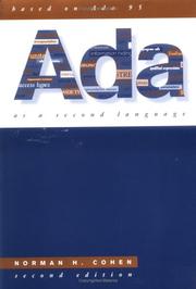 Ada as a second language by Norman H. Cohen