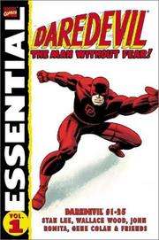 Cover of: Essential Daredevil Volume 1 TPB (Essential Daredevil)