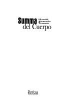 Cover of: Summa del cuerpo by Harold Alvarado Tenorio