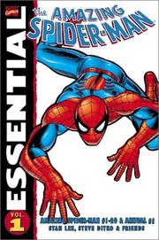 Cover of: Essential Spider-Man Vol. 1 by Stan Lee, Steve Ditko, Jack Kirby, Sam Rosen