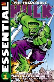 Cover of: Essential Incredible Hulk, Vol. 1 TPB