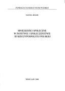 Cover of: Mniejszości społeczne w państwie i społeczeństwie III Rzeczypospolitej Polskiej by Hanna Bojar, Hanna Bojar