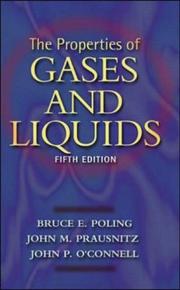 Cover of: The properties of gases and liquids by Bruce E. Poling