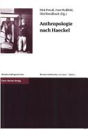 Cover of: Anthropologie nach Haeckel by 
