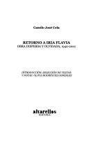 Retorno a Iria Flavia by Camilo José Cela