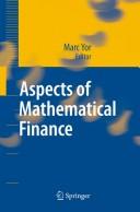 Cover of: Aspects of mathematical finance