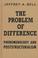 Cover of: The problem of difference