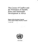 Cover of: Causes of Conflict and the Promotion of Durable Peace and Sustainable Development in Africa by United Nations.