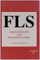 Cover of: Discontinuity and fragmentation