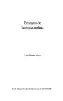 Cover of: Ensayos de historia andina