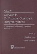 Cover of: Integral systems by edited by Chuu Lian Terng, Karen Uhlenbeck