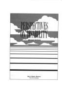 Cover of: Perspectives on disability: text and readings on disability