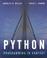 Cover of: Python programming in context