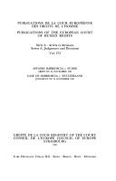 Cover of: Affaire Imbrioscia c. Suisse : arrêt du 24 Novembre 1993 =: Case of Imbrioscia v. Switzerland : judgment of 24 November 1993.