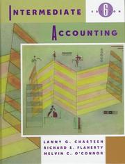 Cover of: Intermediate accounting by Lanny G. Chasteen
