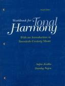 Cover of: Workbook for Tonal harmony, with an introduction to twentieth-century music