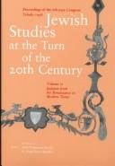 Jewish studies at the turn of the twentieth century by European Association for Jewish Studies. Congress