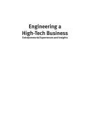 Cover of: Engineering a high-tech business: entrepreneurial experiences and insights