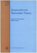 Cover of: Quasiconformal Teichmuller Theory (Mathematical Surveys and Monographs)