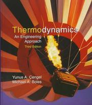 Cover of: Thermodynamics by Yunus A. Çengel, Michael Boles, Yunus A. Çengel