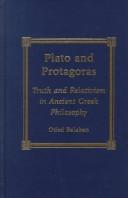 Cover of: Plato and Protagoras