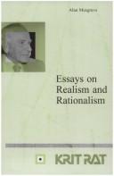 Cover of: Essays On Realism And Rationalism.(Schriftenreihe zur Philosophie Karl R. Poppers und des Kritischen Rationalismus/Series in the Philosophy of Karl R. ... of Karl R.Popper & Critical Rationalism)