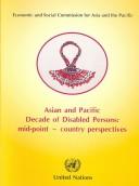 Cover of: Asian and Pacific Decade of Disabled Persons by Economic and Social Commission for Asia and the Pacific