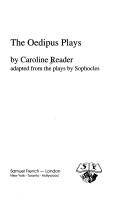 Cover of: OEDIPUS PLAYS.