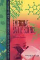 Cover of: Emerging safety science: workshop summary