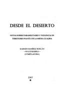 Cover of: Desde el desierto by Karmen Ramírez Boscán, compiladora.