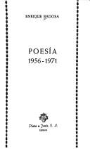 Cover of: Poesía, 1956-1971.