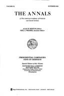 Cover of: Presidential Campaigns: Sins of Omission (The ANNALS of the American Academy of Political and Social Science Series)