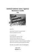 Cover of: United Nations Inter-agency Resource Guide for Small Enterprise Development